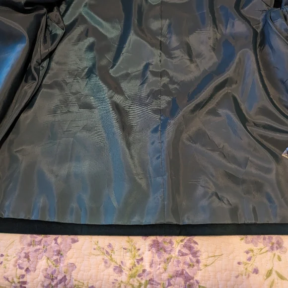 Blazer/Jacket Talbots Hunter Green  Velour, Lined, Size 8, NWOT - Picture 10 of 10